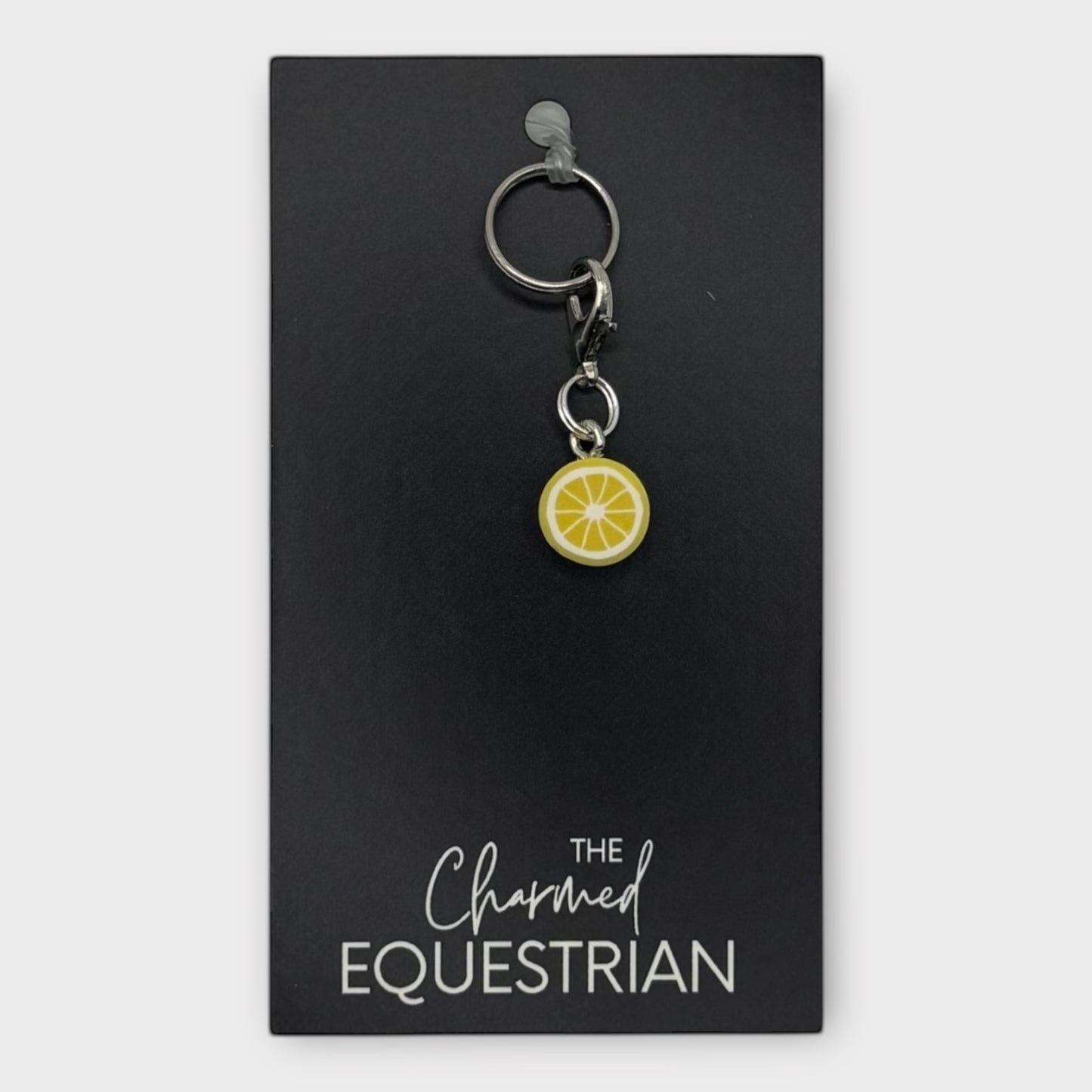 Fruity Lemon Resin Charm