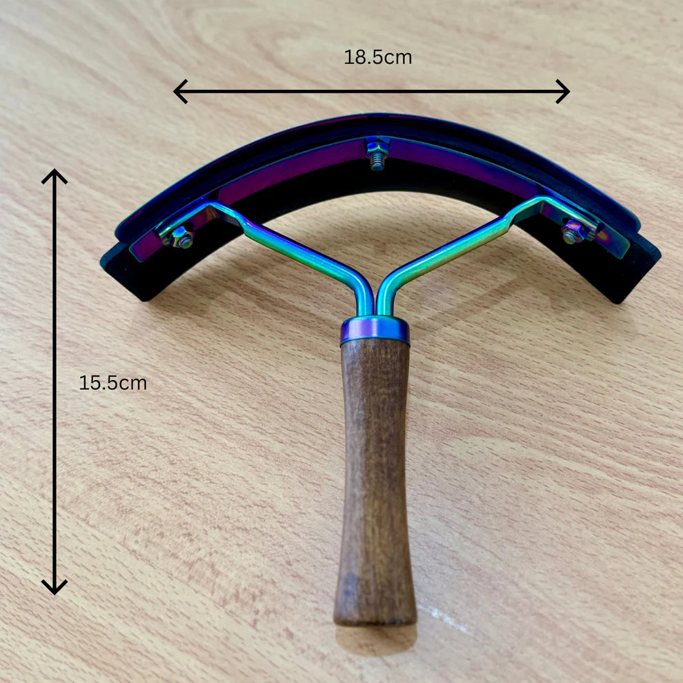 Kids Hairy Pony Rainbow Mini Sweat Scraper