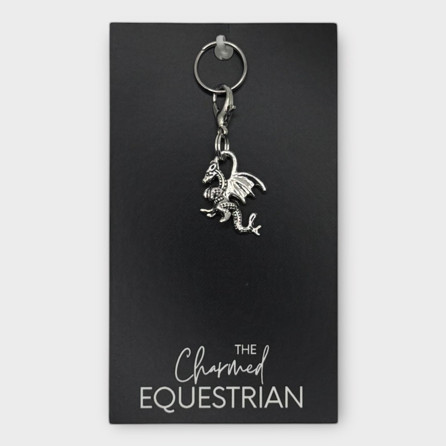 Silver Dragon Charm