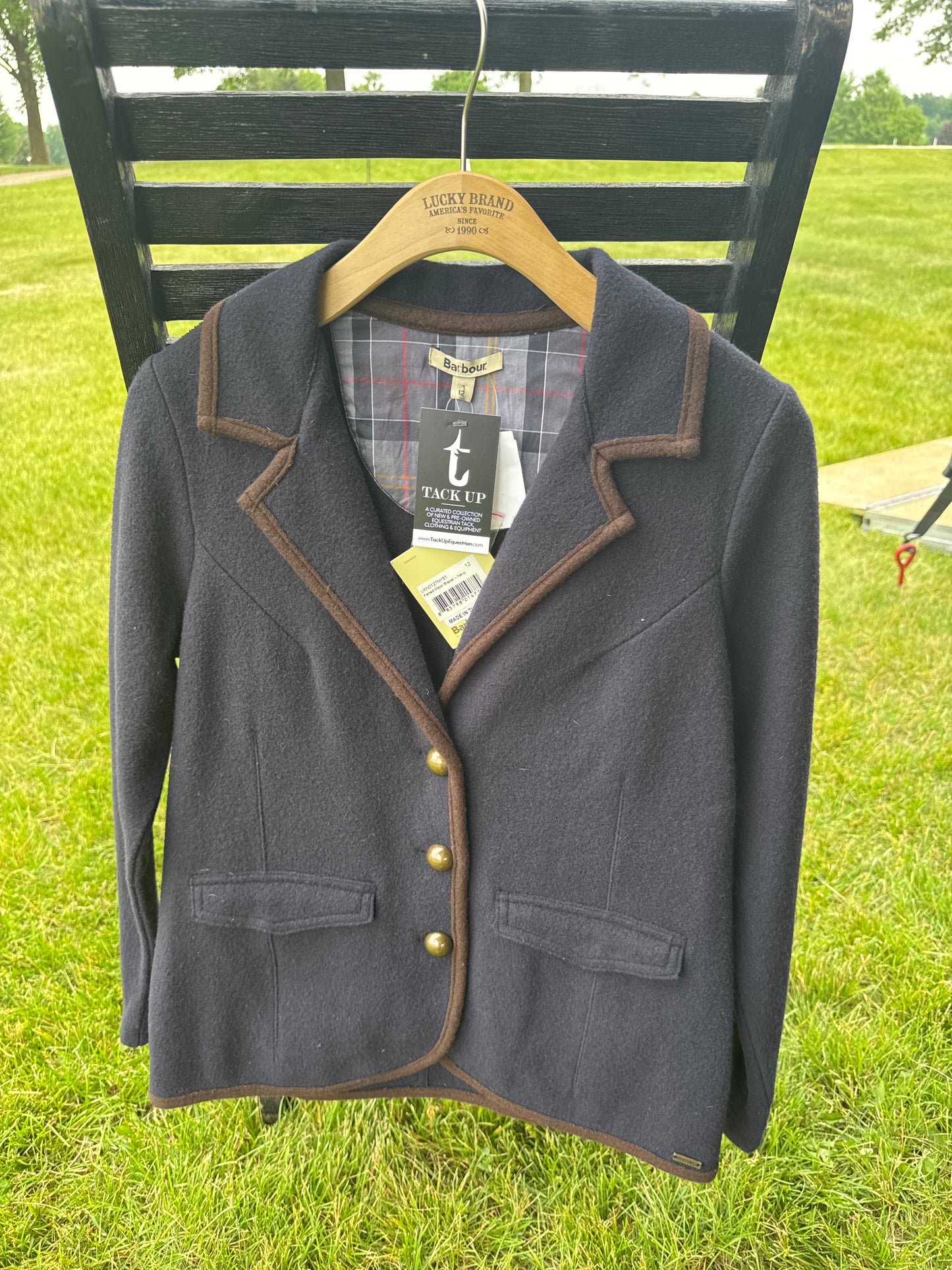NEW Barbour Wool Blazer
