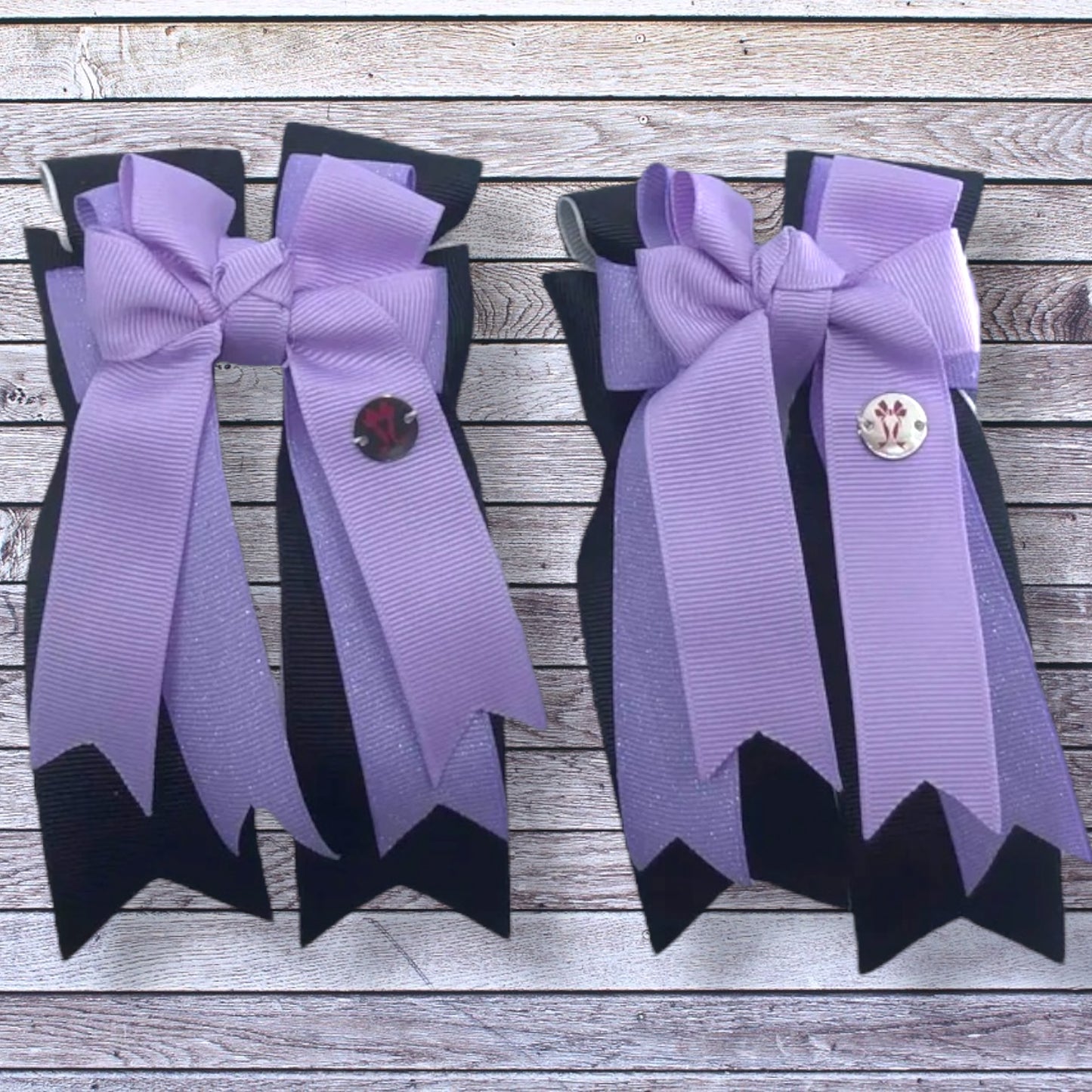 Pony Tail Bows - Lead Line Lavender