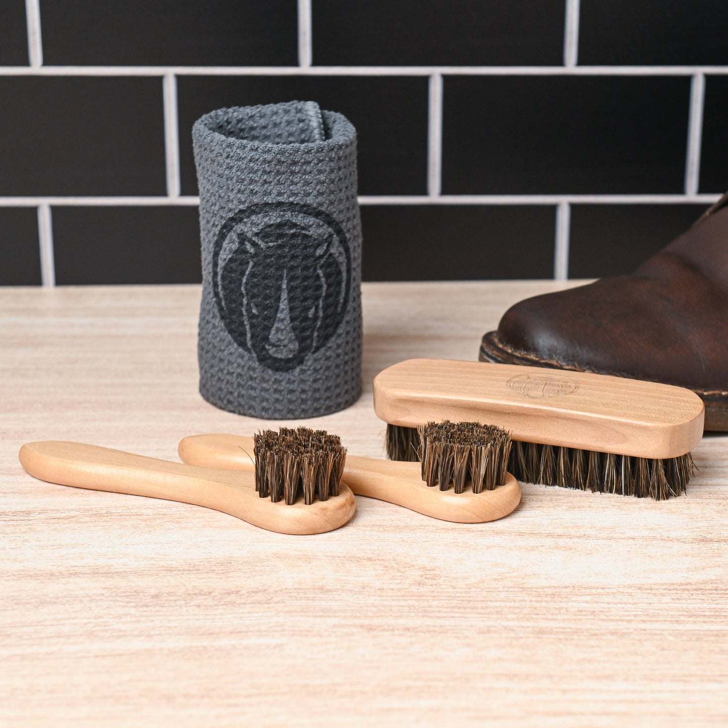 Complete Cleaning Tool Kit for Tack and Boots - 4 pieces
