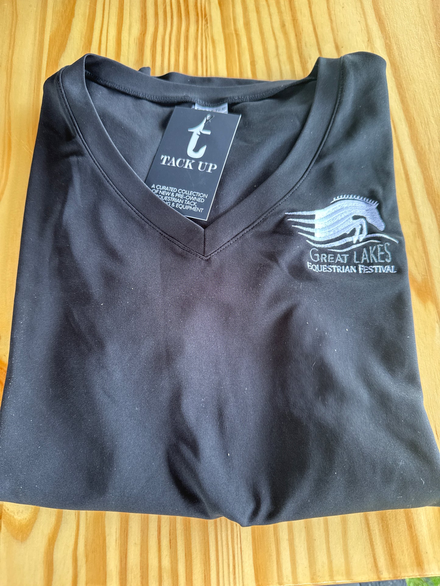 V-Neck Short-Sleeve Shirt - Great Lakes Equestrian Festival