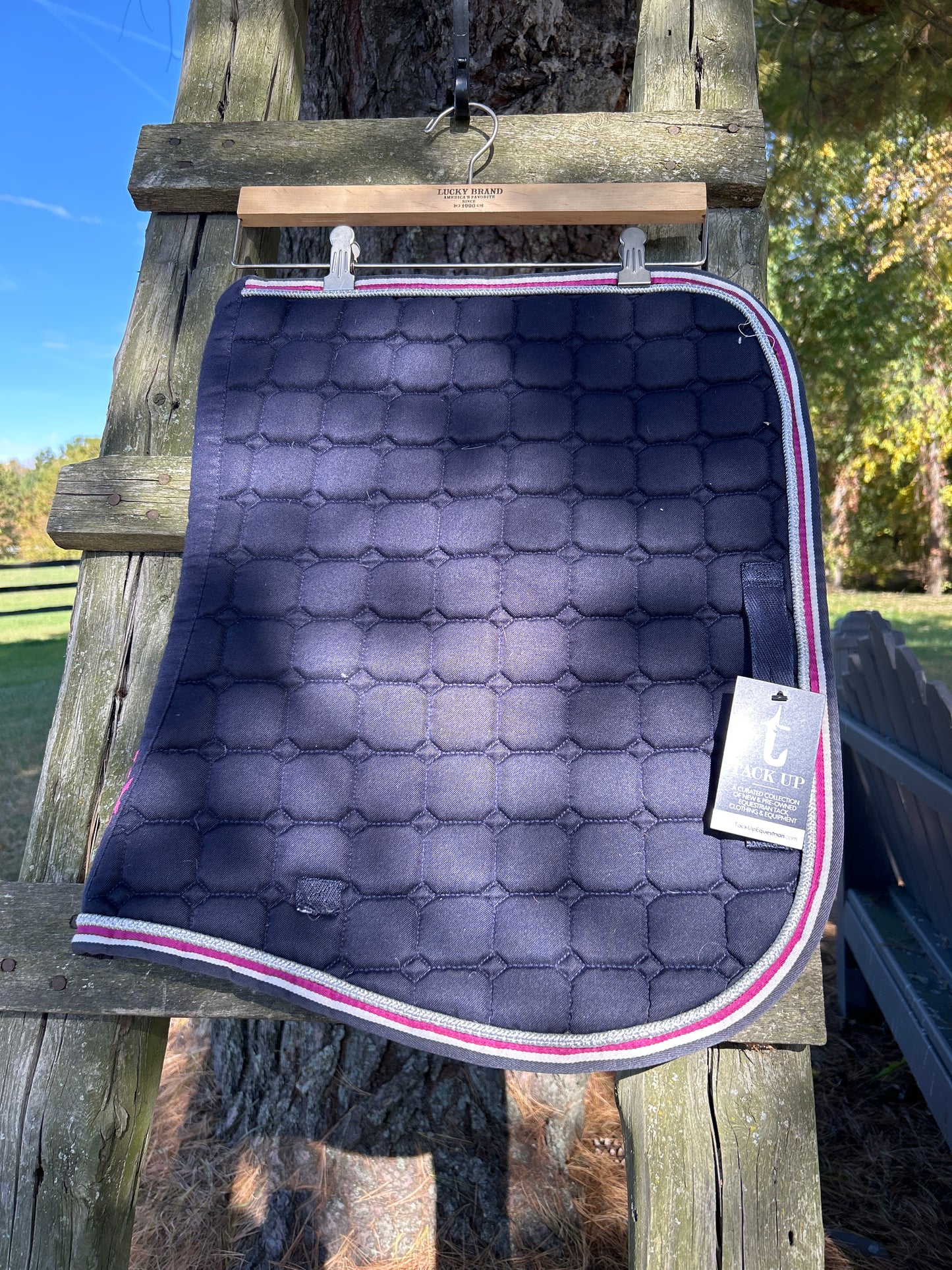Pony Saddle Pad in Navy