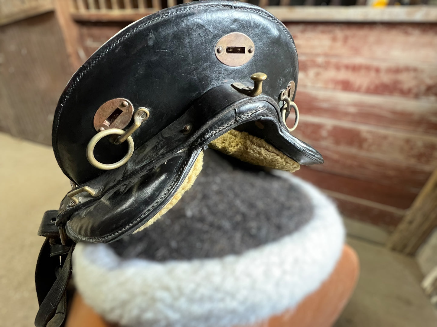 Saddle - McClellan Cavalry Saddle, Stirrups and Horsehair Girth