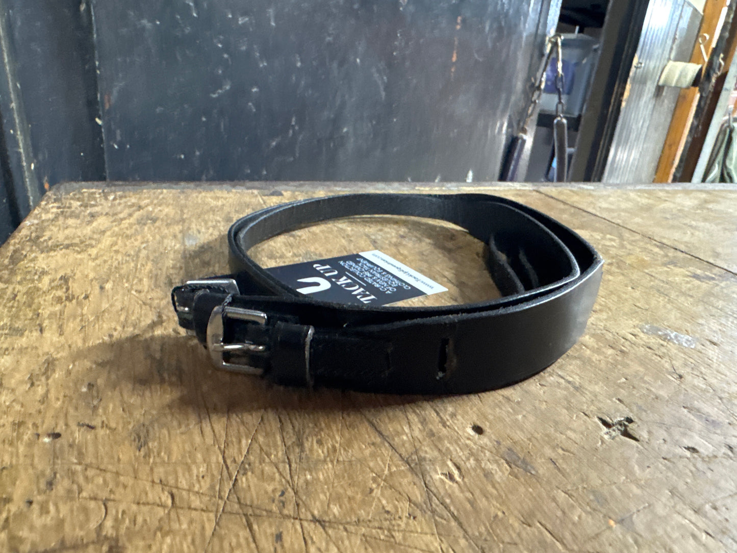 Garters - Black Leather