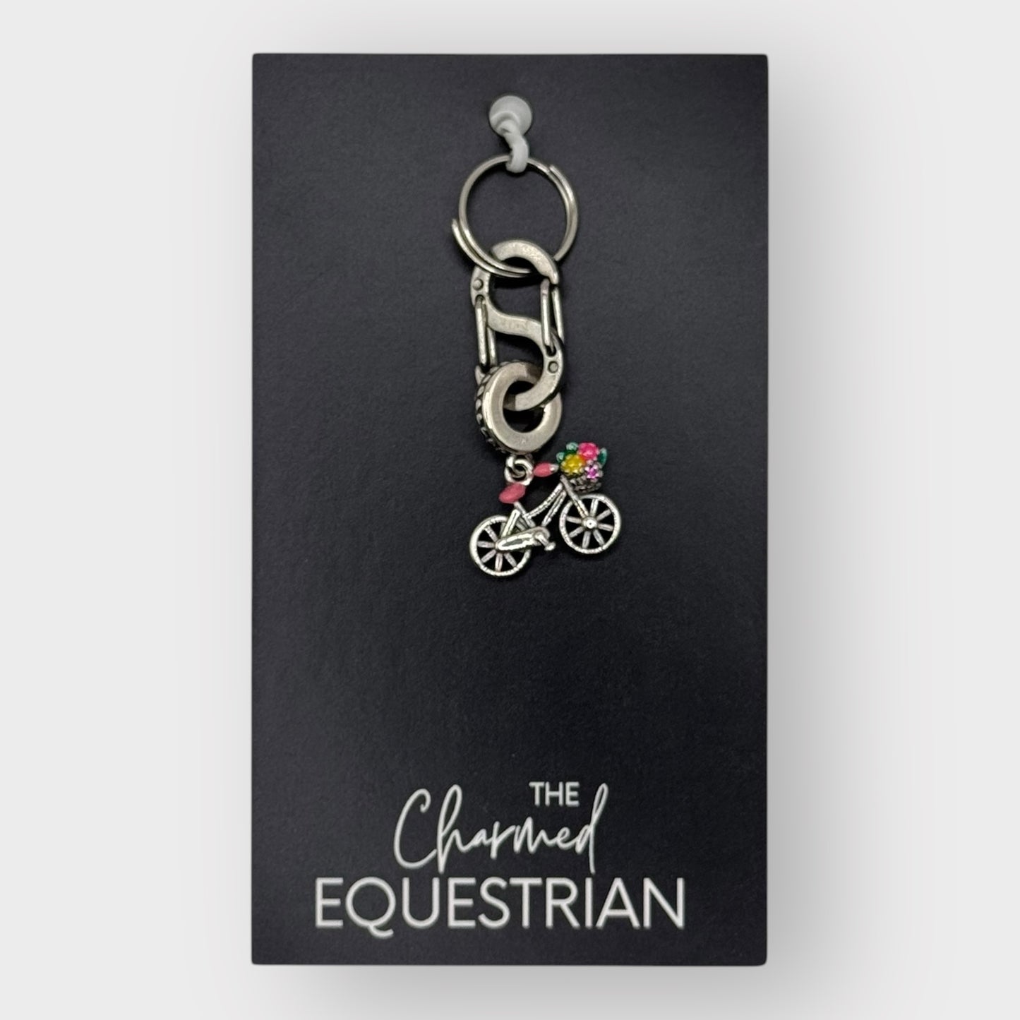 Premium Bicycle Flower Charm