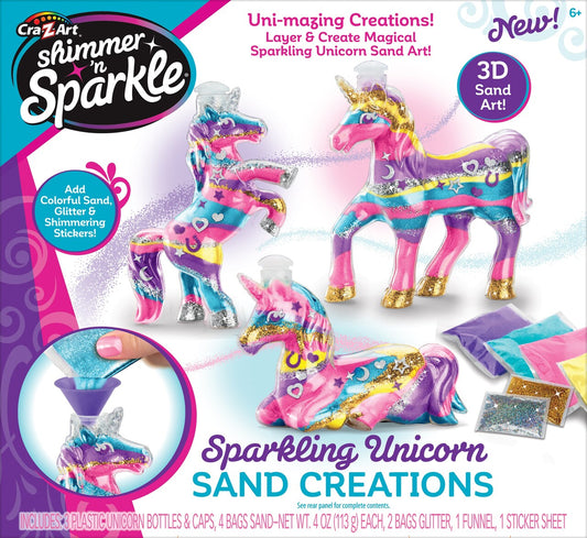 Shimmer 'N Sparkle Sand Creations Kit-Sparkling Unicorn