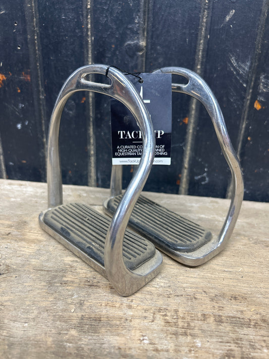 Stirrup Irons - Black Rubber Easy Release