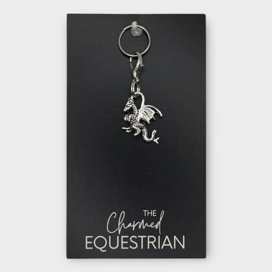Silver Dragon Charm
