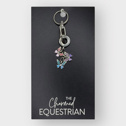Premium 3 Butterflies Charm