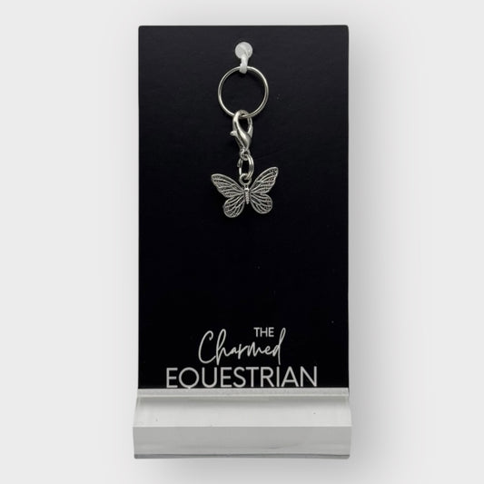 Butterfly Silver Charm