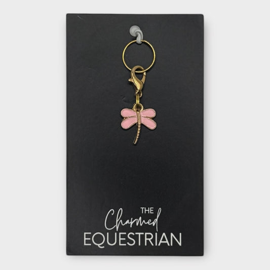 Pink Dragonfly Charm
