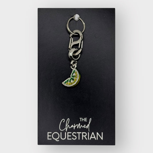 Premium Sparkle Lime Charm