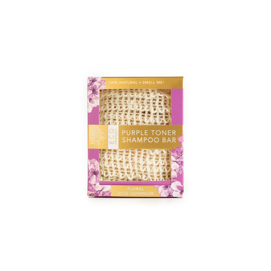 Eco-Friendly Purple Toner Shampoo Bar - Anti-Bacterial - Tea Tree and Lemon Myrtle